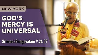 2019.08.25 - SB 9.24.57. God's mercy is universal (Bhakti Center, NY) - Bhakti Vijnana Goswami