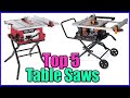 Top 5 Best Table Saws Reviews in 2022