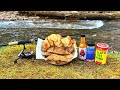 Rainbow Trout Fish n' Chips | Cookout at a Mountain Creek!