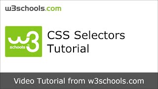 W3Schools CSS Selectors Tutorial