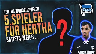 5 Transfers für Hertha: Meine Wunschspieler für eine erfolgreiche Rückrunde! 🏟 5 TRANSFERS