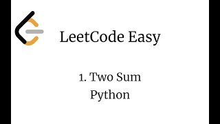 LeetCode 1. Two Sum - Python刷题