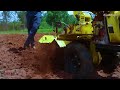 inter cultivator power weeder diesel kk ic 406d demo kisankraft