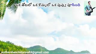 Oka Thotalo Oka kommalo (Gangotri) song karaoke with telugu lyrics