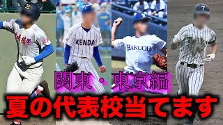 【第106回夏の甲子園】代表校予想\u0026戦力分析【関東・東京編】 #高校野球