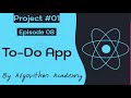 #08 - (React.js Todo App) Delete Todo