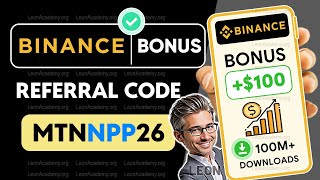 Binance Referral Code: MTNNPP26 (Binance Tutorial) Exchange Review Account Create Sign Up Bonus USDT