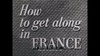 1953 U.S. ARMY SERVICEMAN'S GUIDE TO FRANCE \u0026 FRENCH PEOPLE  COLD WAR NATO TRAVELOGUE 64764