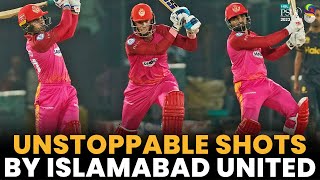 Unstoppable Shots By Islamabad United | Peshawar Zalmi vs Islamabad United | Match 12 | PSL 8 | MI2A