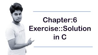 Chapter 6 Exercise :: Solution in C Programming Language