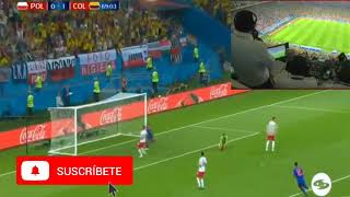 El tigre saco las garras! narración Javier Fernández gol falcao, Colombia vs Polonia ( mundial 2018)