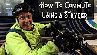 COMMUTING USING THE STRYKER WHEELCHAIR ATTACHMENT - Wheelie Good Tips Ep. #45