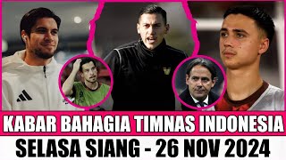 LANGKAH CERDAS SUPER SENSASIONAL! YES! 7 BERITA TIMNAS HARI INI🥉26/11/2024 👉🏿Kabar Timnas Indo🌍