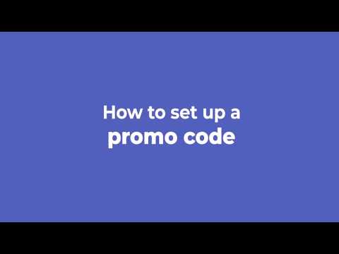 Simple instructions to set up a promo code on your online marketplace