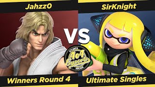 SSBU - 4o4 Smash Monthly 3 - KN|BH| Jahzz0 (Ken) vs PTM| SirKnight (Inkling) - Winners Round 4