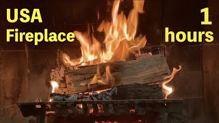 #2 暖炉の心地よい薪の火Fireplace【No loop】