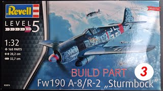 Fw190 A-8/R-2 Sturmbock. BUILD PART 3/4. Revell 1:32 03874