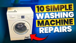 10 Simple Washing Machine Problems (And Fixes)