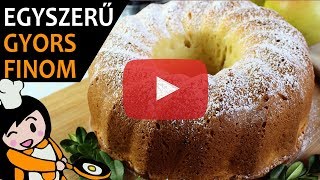 Joghurtos kuglóf - Recept Videók