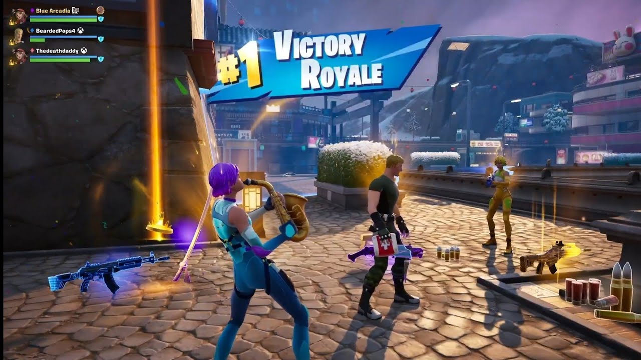 Fortnite Trios Zero Build Gameplay Battle Royale No Commentary