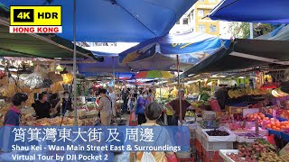 【HK 4K】筲箕灣東大街 及 周邊 | Shau Kei Wan Main Street East & Surroundings | DJI Pocket 2 | 2021.06.18