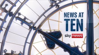 Sky News at Ten | UK enters recession after steeper-than-expected fall in GDP