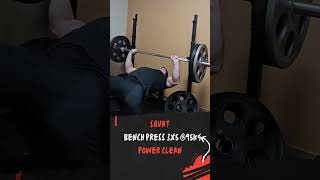 Deload Week: 3x5 Squat, Bench, \u0026 Power Clean | Train Smart, Stay Strong #fitnessover40