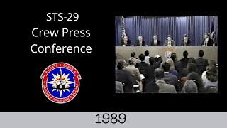 STS-29 Pre-Flight Crew Press Conference | 1989