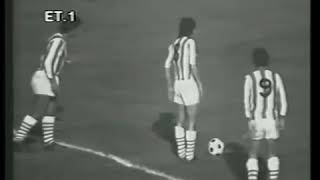 ECC 1974-75. Round of 16. Olympiakos Piräus - RSC Anderlecht. Highlights.