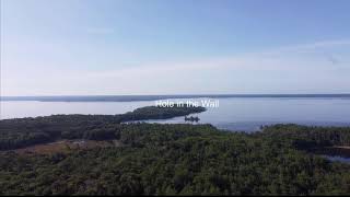 Parry Sound: Huckleberry Island from 120 meters