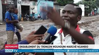 Ensablement du tronçon mouhoumi-marché-ngambio