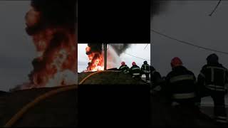 ЧП  Последствия ракетного удара по аэропорту под Винницей сняли на видео