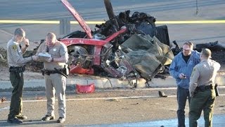 Paul Walker Dies car crash - Footage of Paul Horrible car Accident [Porsche crash]