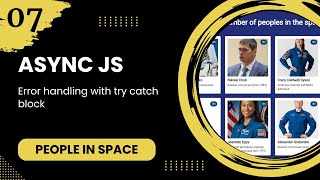 JavaScript #7 - Error handling with try catch block