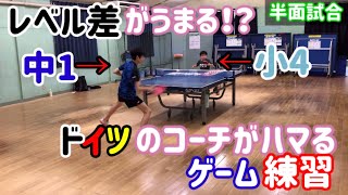 ドイツのコーチがオススメするゲーム練習【ジュニア教室】丸善クラブ　#卓球　#LiliTV　#tabletennis