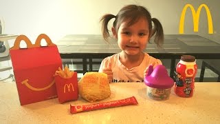 How to Make MCDONALDS Happy Meal Kid vs Food Skit  Pretend Playtime for Kids