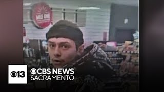Search underway for Tracy gas station robbery suspect