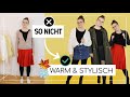 1 goldene Regel für Outfits mit Röcken, Kleidern und Shorts für den Herbst/Winter 🍁👆