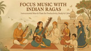 Indian Classical Focus Music | Deep Sitar & Flute Ragas for Study, Work & Productivity | Tk Music