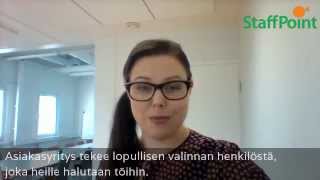 StaffPoint - Näin sujuu työnhaku StaffPointissa