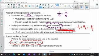 A2 RR- Rationals and Radicals Notes
