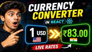 Build a Currency Converter in React 💱 (Live API + Real-Time)