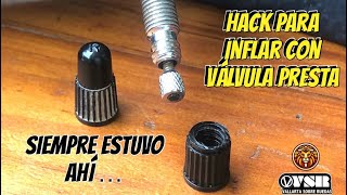 Así de sencillo, Hack casero para inflar tu valvula presta fácilmente