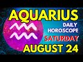 Aquarius ♒ 💫𝐌𝐚𝐤𝐢𝐧𝐠 𝐒𝐩𝐚𝐜𝐞 𝐅𝐨𝐫 𝐖𝐡𝐚𝐭 𝐈𝐬 𝐓𝐫𝐮𝐥𝐲 𝐘𝐨𝐮𝐫𝐬💫 Horoscope For Today August 24, 2024 | Tarot