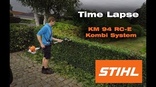 TIME LAPSE | STIHL KM130R Combi System | Hedge Trimmer