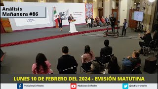 🔴 #EnVivo | Conferencia Mañanera de la Presidenta Claudia Sheinbaum | Lunes 10 de Febrero 2025