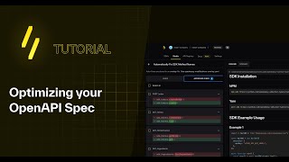 Getting started [1]: optimizing your OpenAPI spec
