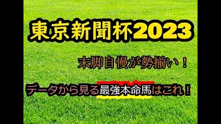 【東京新聞杯2023】末脚自慢が勢揃い！ハイレベルなマイル戦を制するのはこの馬！#データ競馬　#競馬　#競馬予想