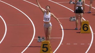 群馬県高校総体陸上 女子400mH 決勝 20190518