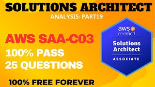 AWS Certified Solutions Architect Associate Practice Questions - ANALYSIS Part19  (SAA-C03)